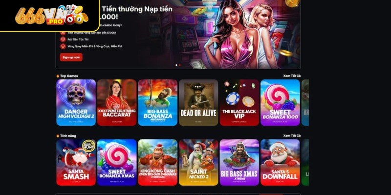Nhà cái có kho game vô cùng nhiều